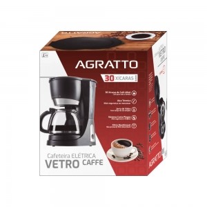 Cafeteira Programável Elétrica Agratto Aroma 38 Xícaras Preto 220V - Imagem 6